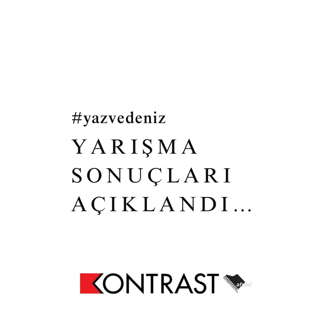 Kazananlar İnstagram hesabımızda… instagram.com/p/CyTn7BkokSv/… #kontrastdergi #afsad #yazvedeniz #fotograf #interaktif #fotografyarismasi