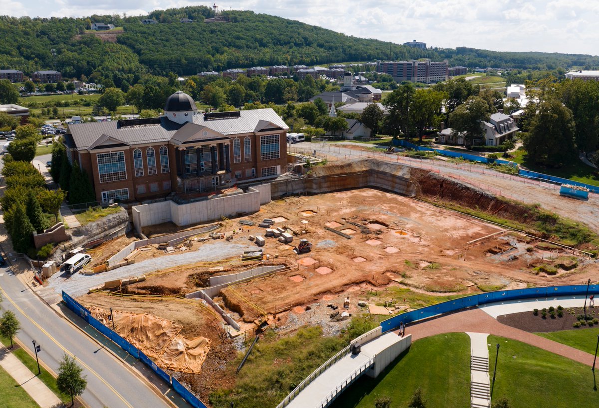 I just received an updated photograph of the construction site for the Jerry Falwell Center. Please continue to pray with us that this building will be used to inspire Champions for Christ.