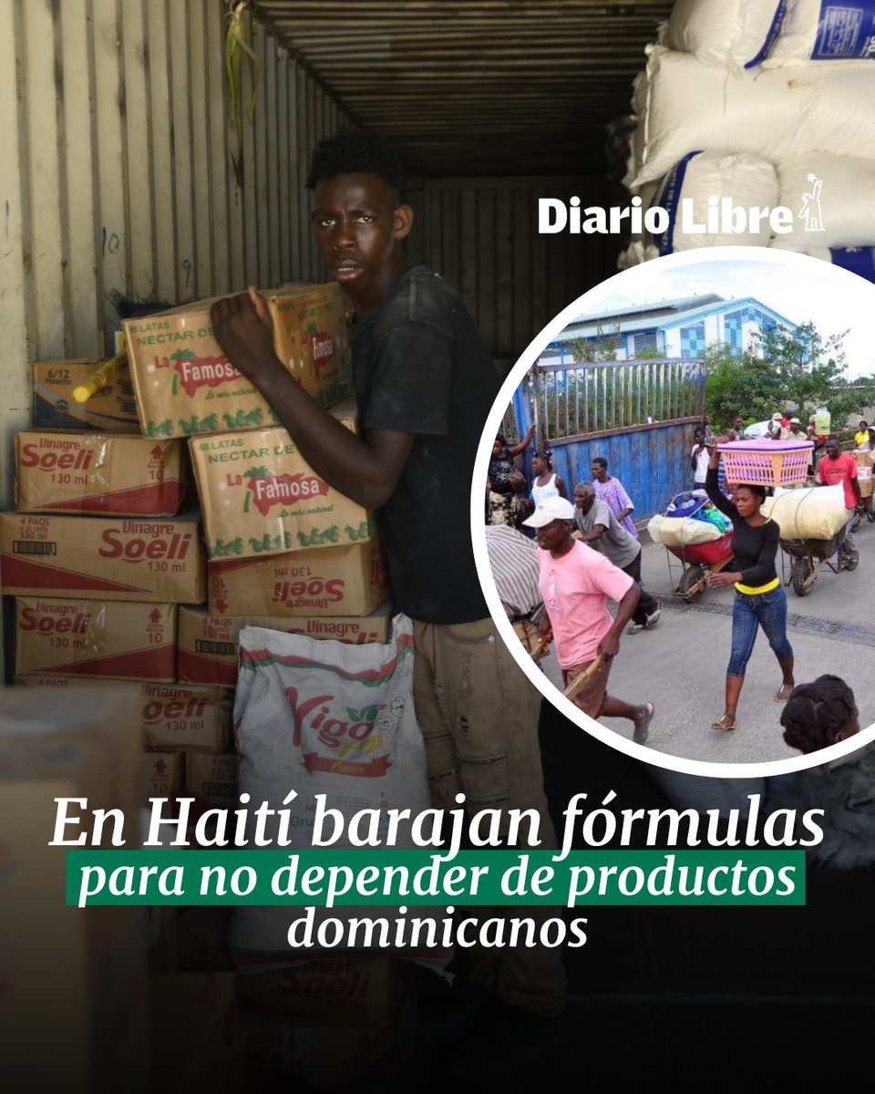 DiarioLibre's tweet photo. 🗞 |#NacionalDL| En Haití barajan fórmulas para no depender de productos dominicanos

🔗https://t.co/67NVBlBHu5

#DiarioLibre #Haití #Dominicanos #NacionalDL https://t.co/khRK7hrqye