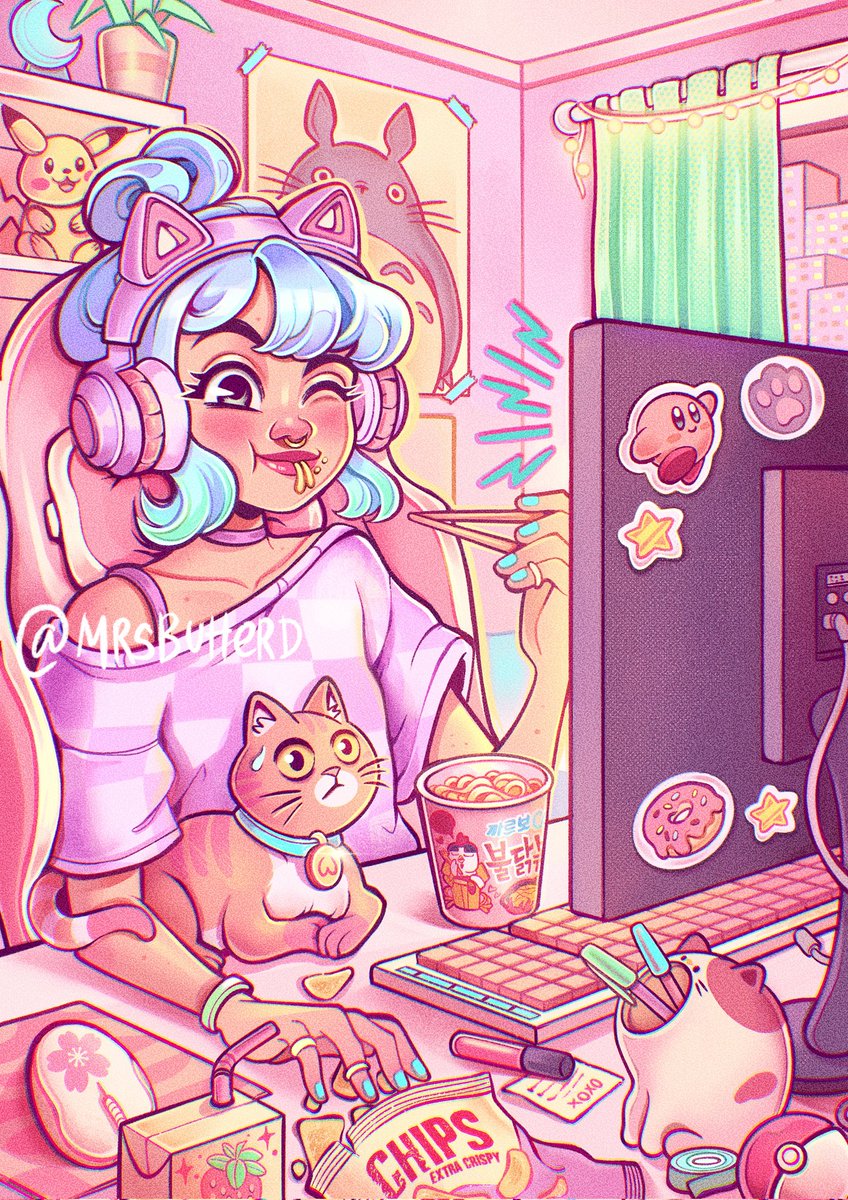 mrsbutterd's tweet photo. Movie Night 🐱💖 https://t.co/8czW4rUOvE