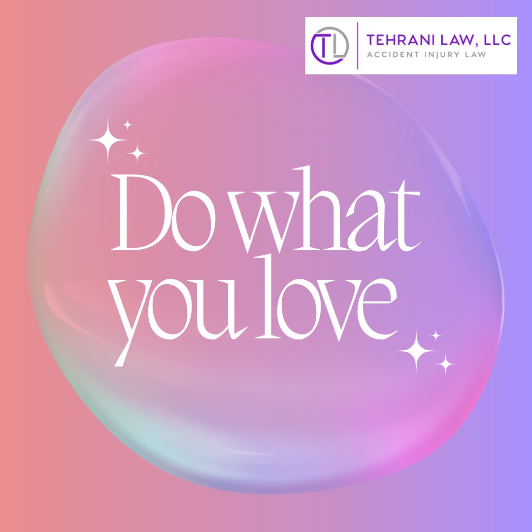 We do! And we love what we do! #tehranilawllc #dowhatyoulovelovewhatyoudo