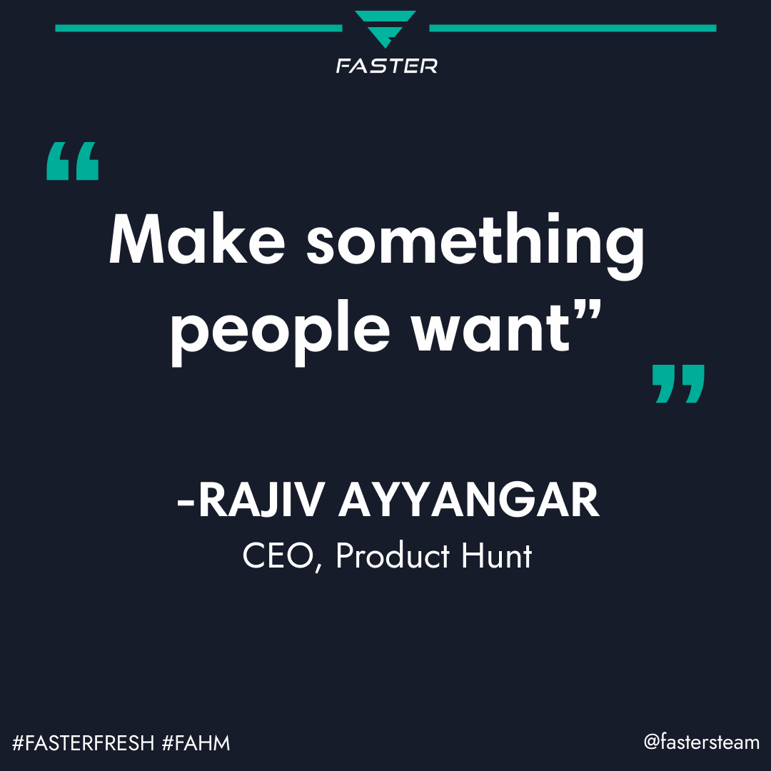 fastersteam's tweet image. We highlight #FilipinxAmerican Tech Entrepreneurs to celebrate #FAHM. Check out @ProductHunt CEO @rajivayyangar, a proud Filipinx + Indian American previously @YCombinator @a16z backed. He worked for Fairchild @Yahoo + Banatao scholars and @Princeton alum. bit.ly/RajivAyyangar-…