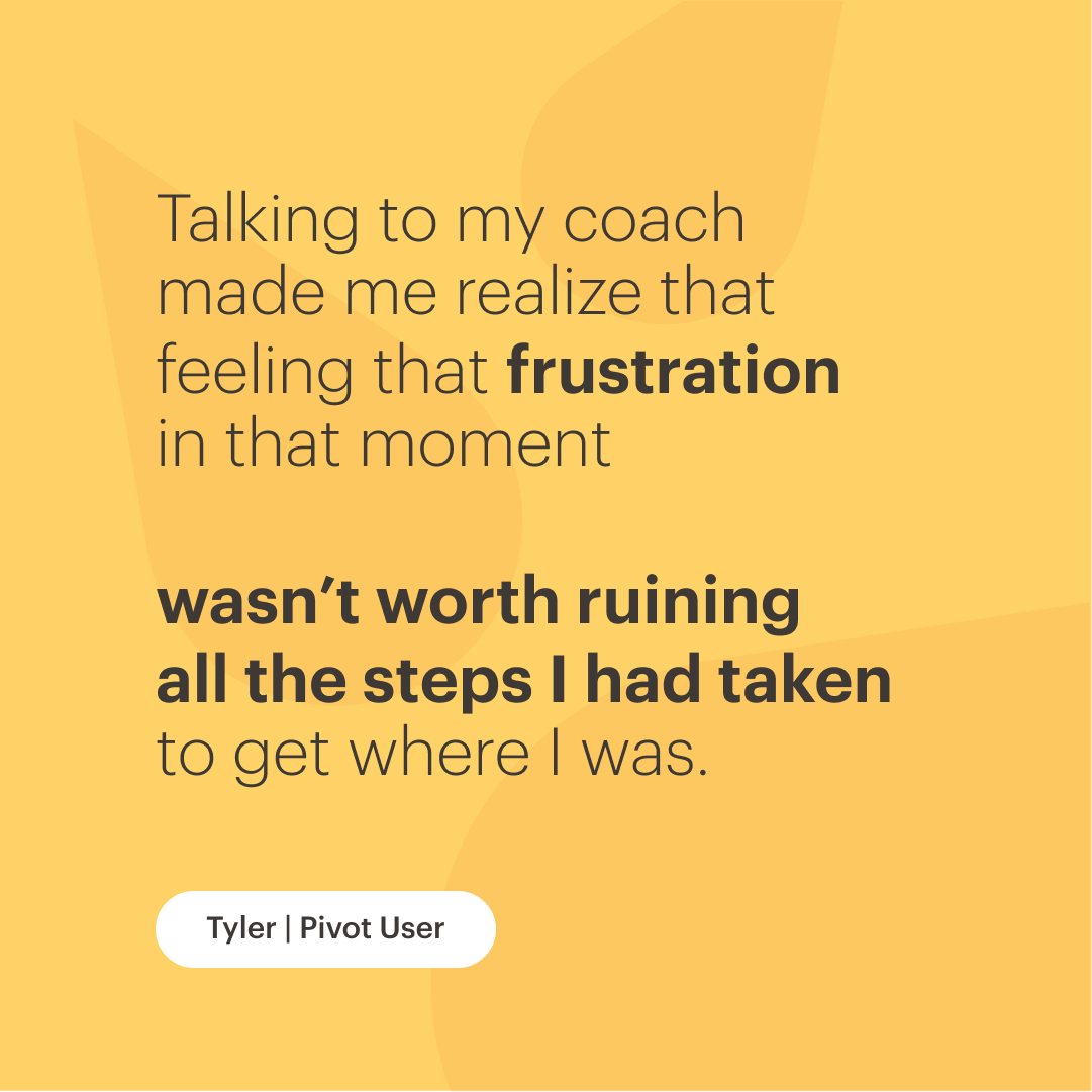 Our health coaches support Pivot members in their journeys to meet their goals. Learn more about the tools that helped Tyler quit in this video: hubs.ly/Q025l6290