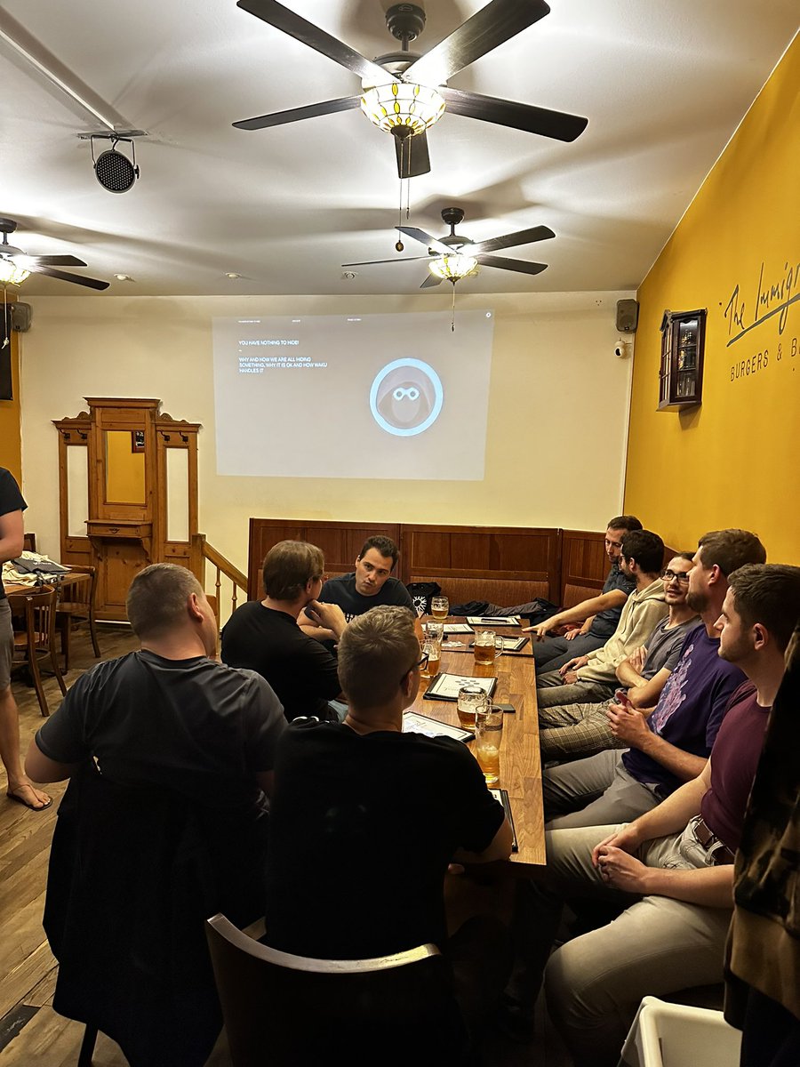 The blockchain meetups we organize in Brno are getting fuller every month! 🙏 This time, we have a talk on the topic #web3privacy by @vpavlin! 🔥