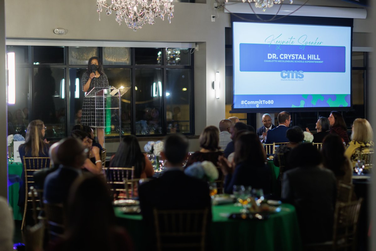 WOW! What a great turnout at last night’s #CommitTo80 campaign kickoff.
A BIG thank you to our speakers: Callee Boulware from <a href="/rorcarolinas/">Reach Out and Read Carolinas</a>; Bronica Glover from <a href="/GEPINCCLT/">Greater Enrichment</a>; Shakekia Moss from <a href="/MECKPreK/">MECKPreK</a>; and our keynote speaker, <a href="/CharMeckSchools/">Charlotte-Mecklenburg Schools</a> Superintendent Dr. Crystal Hill.