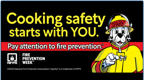 This #FirePreventionWeek do you part and never combine cooking and drinking.