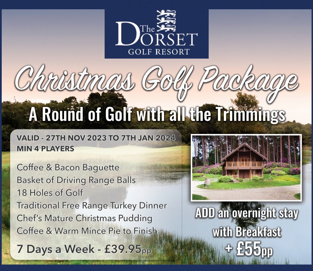 Play Golf and Celebrate Christmas this December with one of our great offers. Call 01929 472244 to book. 

*Offer excludes 24th Dec 2023 to 1st Jan 2024 for overnight stays.

#golf #golflifestyle #Dorset #Dorsetgolf #golfresort #golfbreak #golftravel #golfcourse #golfholidays