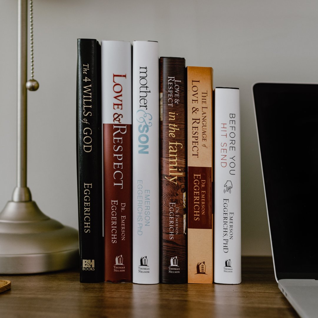 loverespectinc's tweet photo. Did you know that there's more to Love &amp; Respect? Dr. Emerson Eggerichs has books and courses that not only take the Love &amp; Respect ideas into more depth, but also addresses family, workplace, and other interpersonal relationships.

Check them all out at https://t.co/SgNDIkPGDy https://t.co/W6lCtYEwss