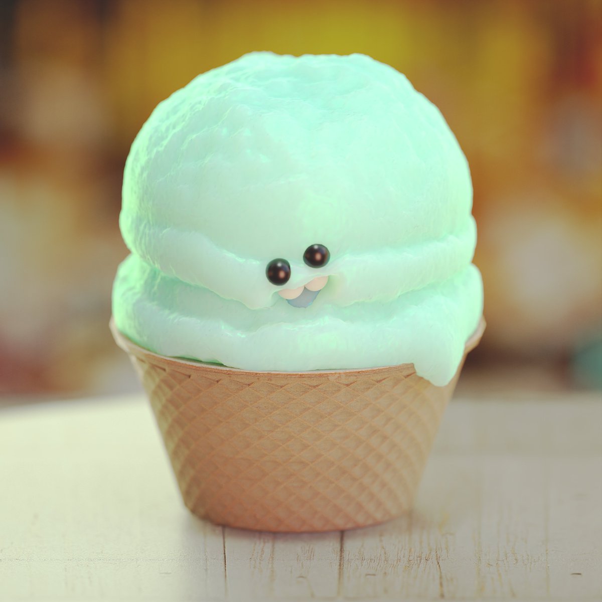 destoche's tweet photo. 🍦🍋#blender https://t.co/PVzvWTSQcL