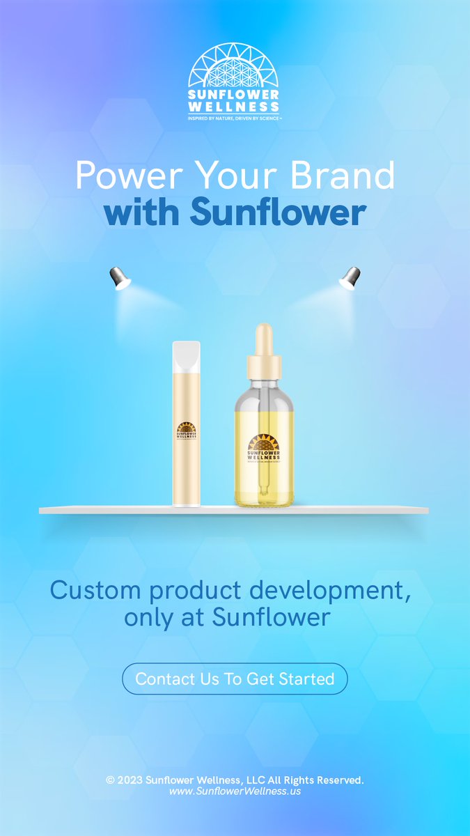 Looking for a competitive edge in the cannabis industry? Sunflower has the perfect solution."

#brand #growth #cbd #SunflowerWellness