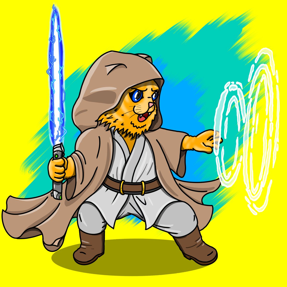 How to draw Jedi🖌️🎨
#Jedi #artwork #Cat