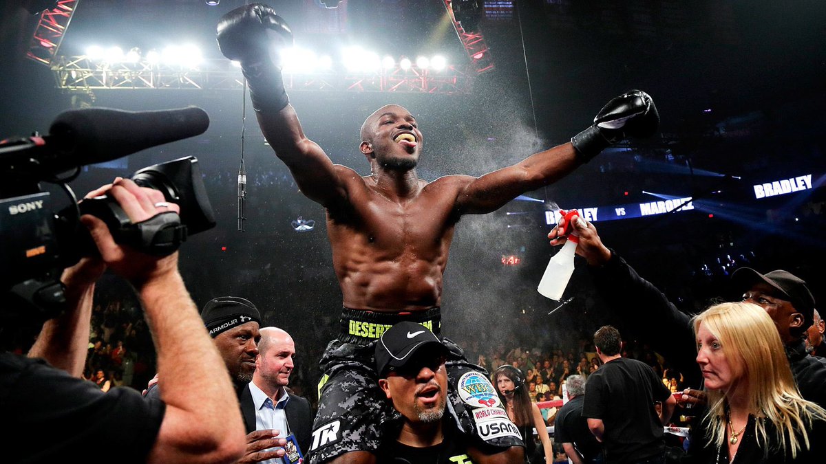 #OnThisDay: 2013 📆 Timothy Bradley Jr. successfully defended his WBO word welterweight title against Juan Manuel Marquez via split decision. Bradley moved to 31-0, but would go on to lose for the first time in his career in his next fight against Manny Pacquiao. #Boxing