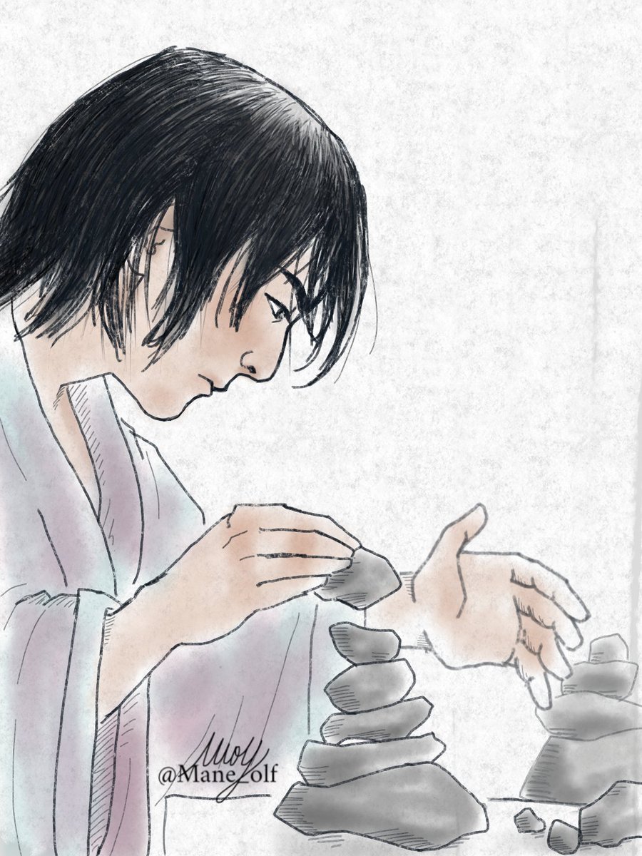 12. Stone

Pintor aprendiendo a apilar piedras (no se le da muy bien) 
🪨
🪨
🪨
#CosmereInktober2023 #Cosmere #Yumiandthenightmarepainter