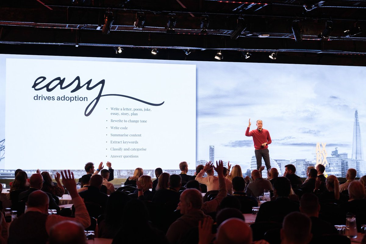 eGain's tweet photo. Solve 2023 Conference London was a big hit!
Here are videos of the keynote by Ashu Roy, our CEO, and the fabulous presentations from our clients on generative AI, modern KM, advanced analytics for contact centers, and more➡️https://t.co/c4NOhSuOJk
https://t.co/El6RzYTD3M
#eGain https://t.co/R1Vs02l2aF