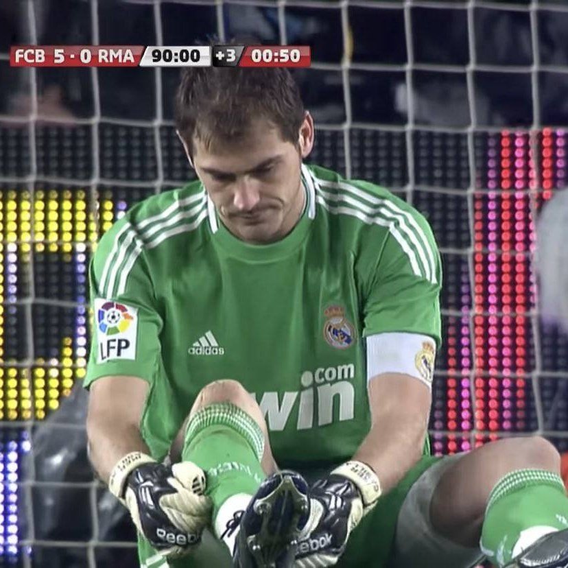 Iker Casillas: "Worst night in my career? The 0-5 loss to Barcelona, as  well as the 2-6 loss to them at the Bernabeu."