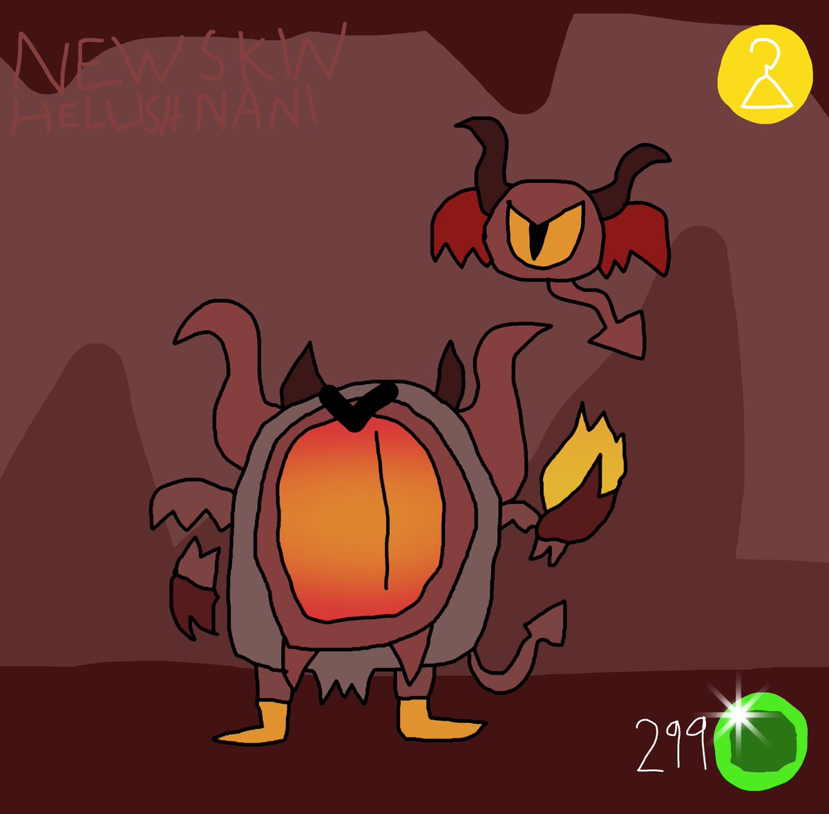 ThePalafin's tweet photo. 31 Skins of Halloween Day 12 - Hellish Nani
I simply went for a demon theme for this one.
#BrawlStars #31SkinsofHalloween #BrawlStarsSkinIdea #Nani #Hell #Demon #BrawlStarsArt https://t.co/IBzFfwDYdB