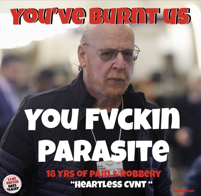 jensun_wilson18's tweet photo. #glazersAREcunts #NoToSIRJIM https://t.co/Iy0Nn4TswV