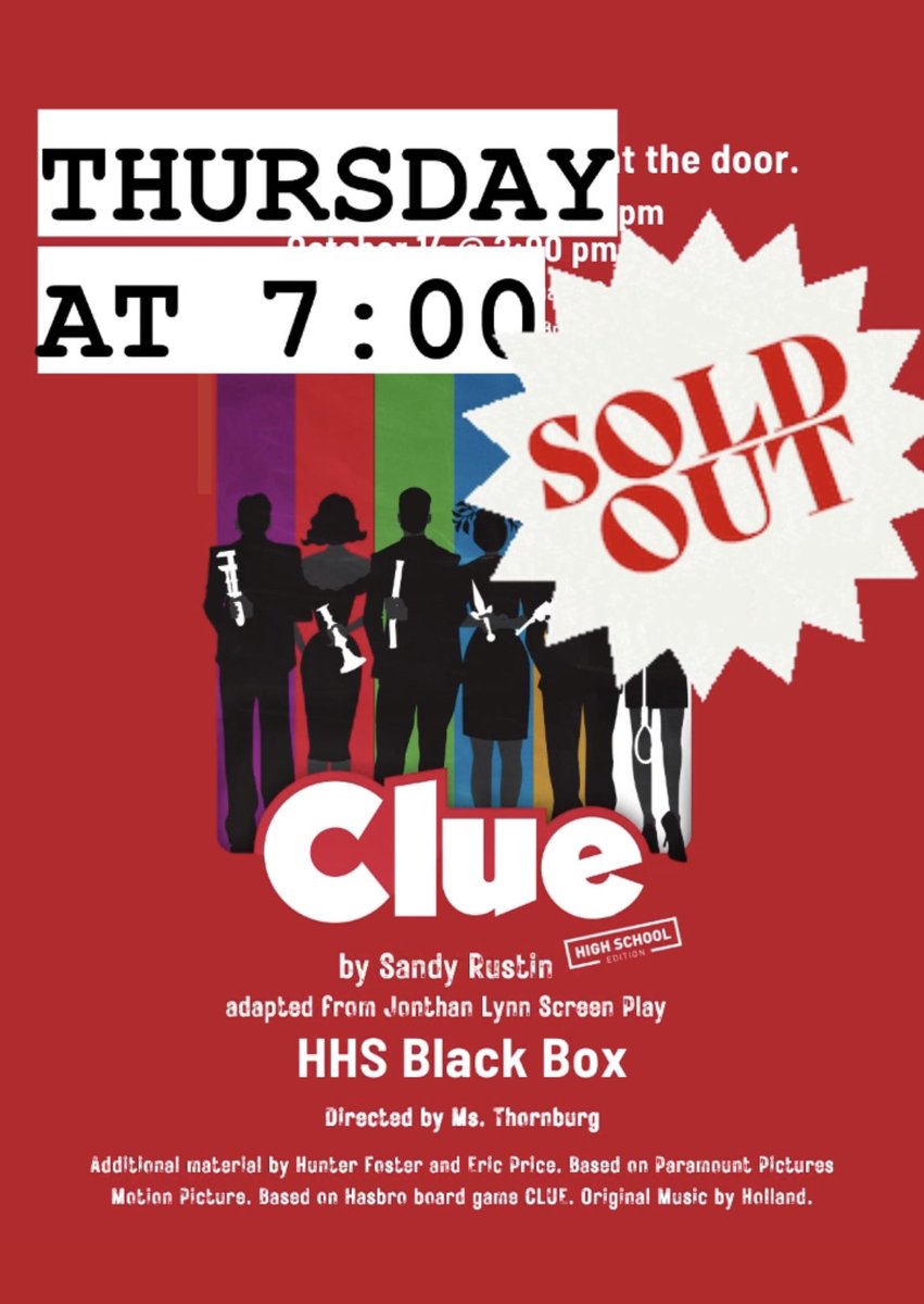 MsT_heatre's tweet photo. I never imagined having to post TWO sold out updates. Join us on Saturday at 2:00pm. #hpnd #hebrontheatre https://t.co/tyZ6tDJqT8