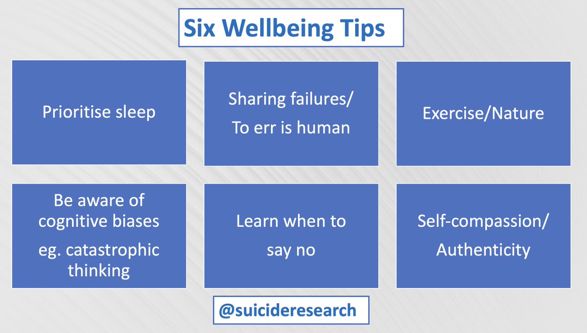 🗣️ I was asked for my six wellbeing tips at an event today. 👇These have worked for me 👇 #MentalHealthAwareness