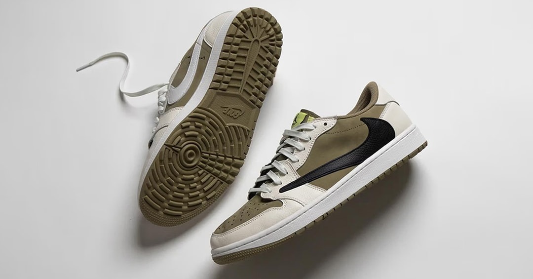 Medium Olive' Travis Scott x Air Jordan 1 Low Drops Tomorrow