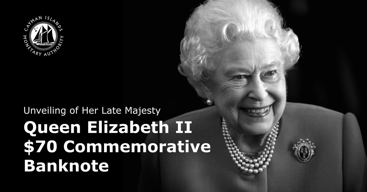 #CIMA is pleased to announce the unveiling of a commemorative $70 banknote to honour the one-year anniversary of the passing of Her Majesty Queen Elizabeth II and in recognition of her remarkable Platinum Jubilee. To read the full story, visit buff.ly/3LXElWV