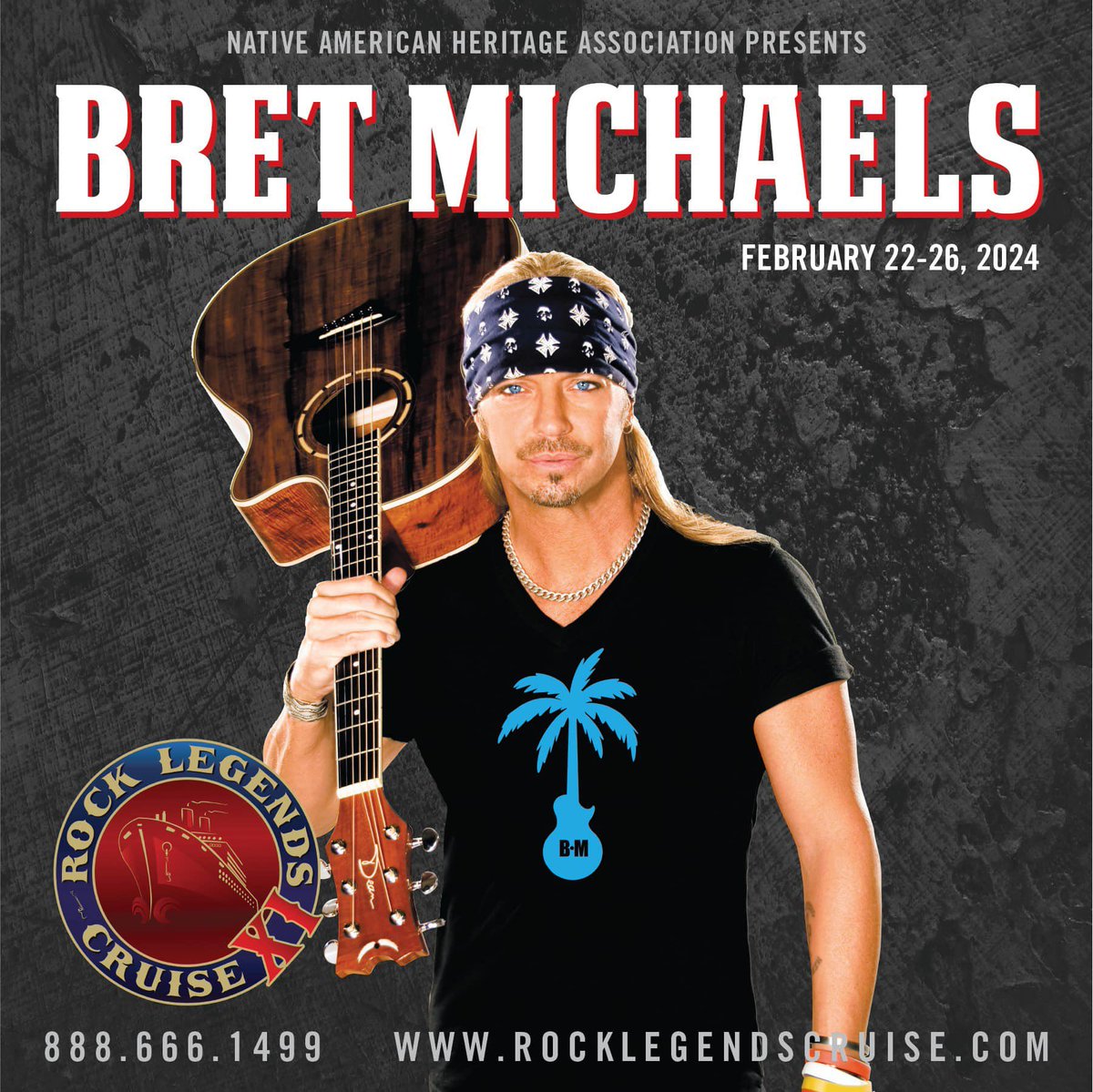 The Parti-Gras is hitting the high seas this coming February 2024 🚢 🎶 Join Bret Michaels, @sammyhagar @rickspringfield & a boatload of awesome music on the Rock Legends Cruise! For all the details & to book your spot before it's gone, click here: rocklegendscruise.com/rlc11/