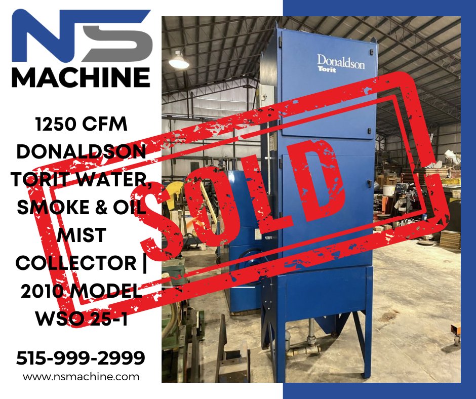 machine_ns's tweet photo. Unfortunately we have sold this mist collector but let us assist you in finding the right machine for your business. Give us a call at 515-999-2999.
.
.
.
#industrial #machine #machinist #machinery #madeintheusa #shearing #metalworking #tooling #mitering #workshop #cnc https://t.co/Mw3gdcWZut