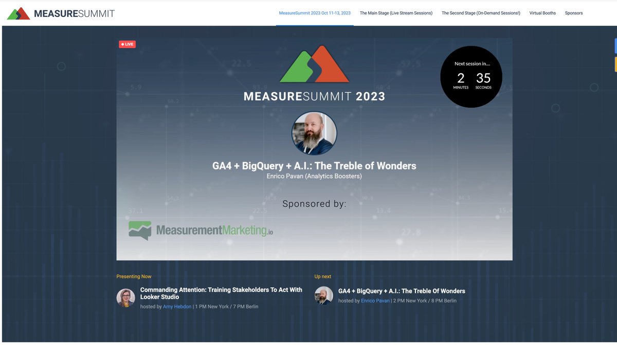 IndioImperator's tweet photo. Today all great sessions at #MeasureSummit. Mine start in few minutes.
See you at @MeasureSummit... and buy the full Access Pass: no excuses! https://t.co/QSiMd7uRWK