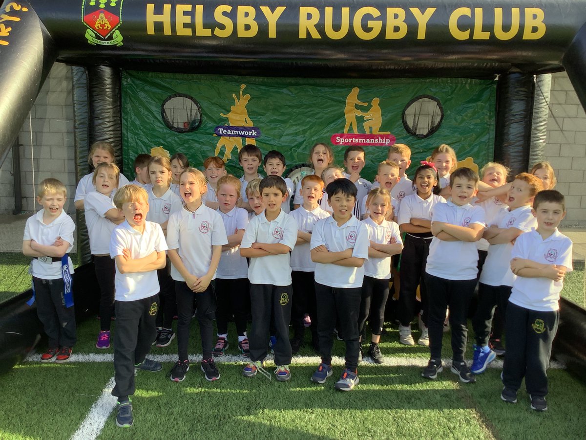 Great time today at Tag Rugby with year 3 and 4