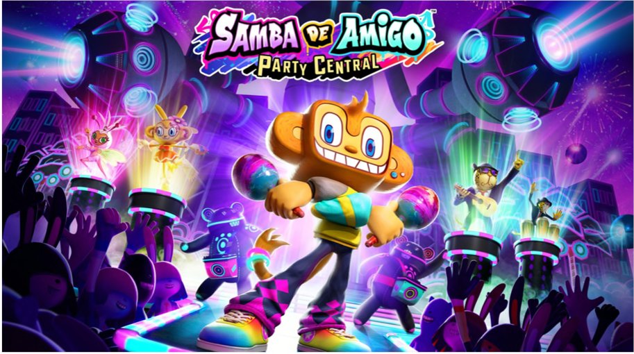 🎉 It's time to party with @SEGA's Samba de Amigo: Party Central! Get your rhythm on and dance the night away in this fun-filled game. Let's see those dance moves, gamers! 🎮💃 #SambaDeAmigo #GameLaunch