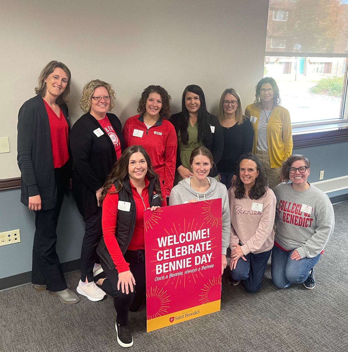 It was wonderful to have alumnae stop by campus this morning for coffee and pastries to celebrate Bennie Day! Thanks for joining us! #gobennies