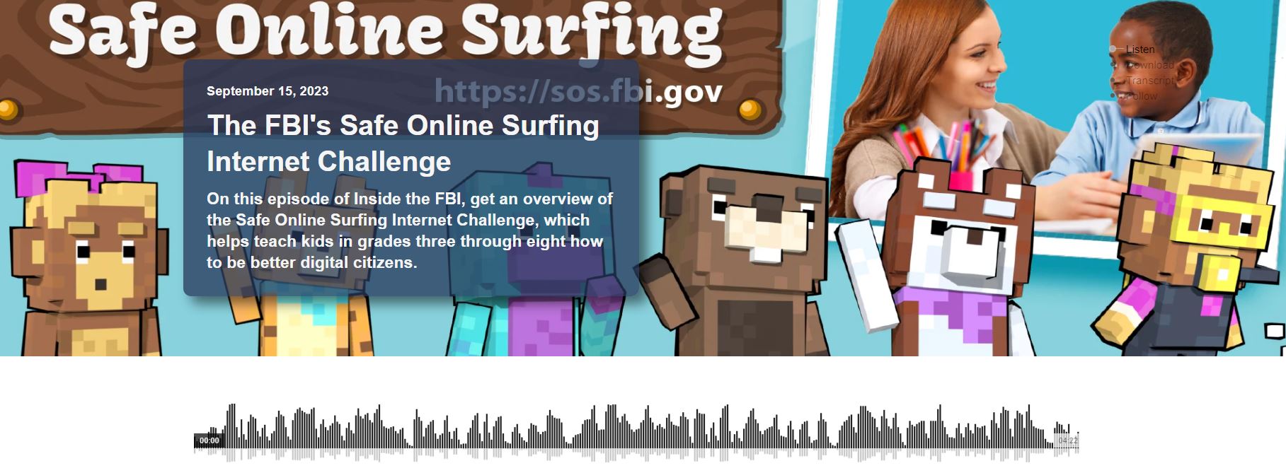 Safe Online Surfing — FBI