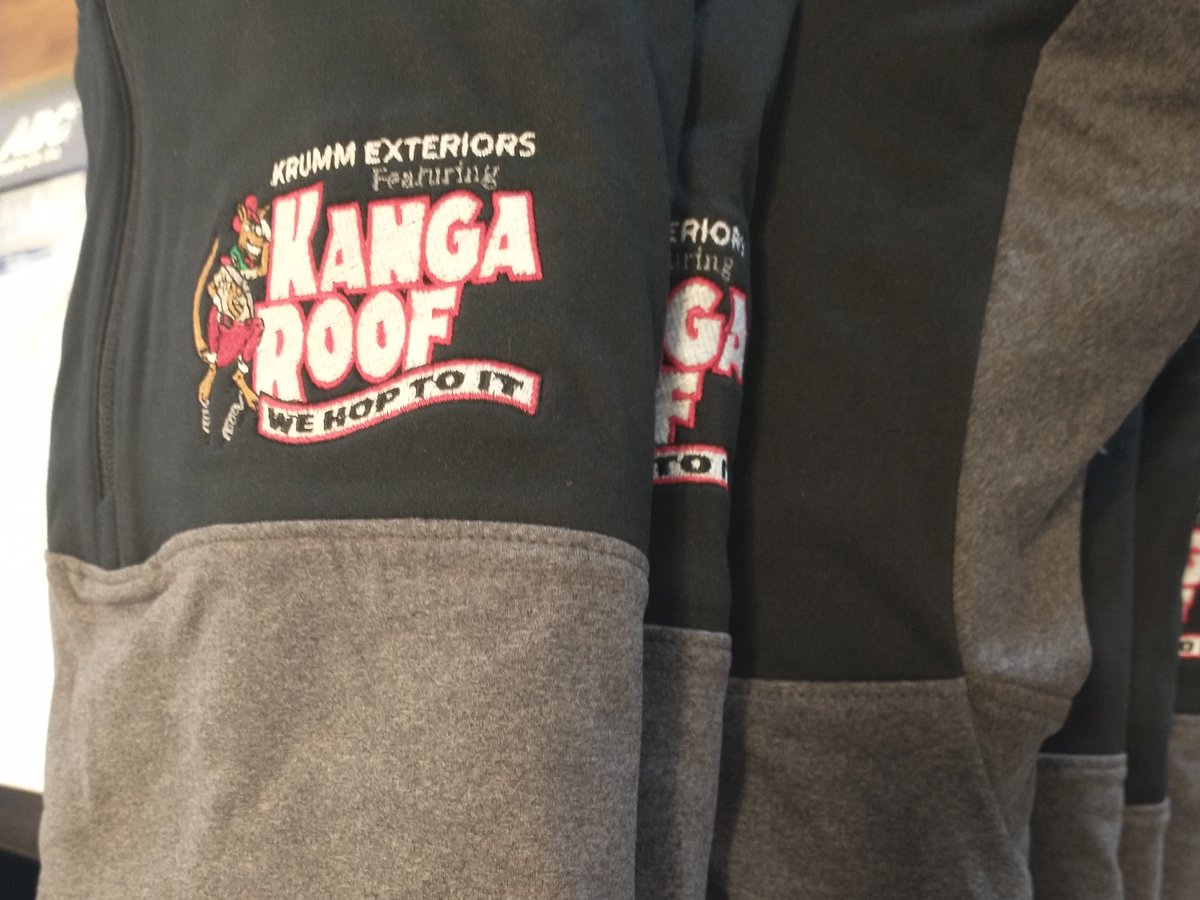 KrummExteriors's tweet image. You may have noticed that we recently updated our logo, and Hoppy has new clothes so we thought we should, too!  Thanks to @designerlogoinc for the great embroidery work. #readyforwinter #winterscoming #embroidery #newrichmondwi