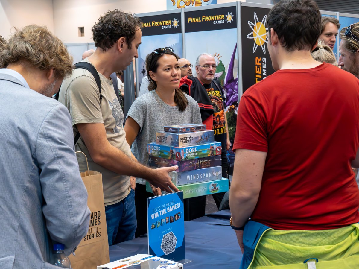 AAGCconsulting's tweet photo. It has already been a week since #SPIEL23 started!

We hosted a 600 square metre event space, ran a giveaway for entrants to win 6 great games and had a professional business lounge for partners.

We're already planning our events for 2024; email info@aagc.games to get involved! https://t.co/SNa6MJylA6