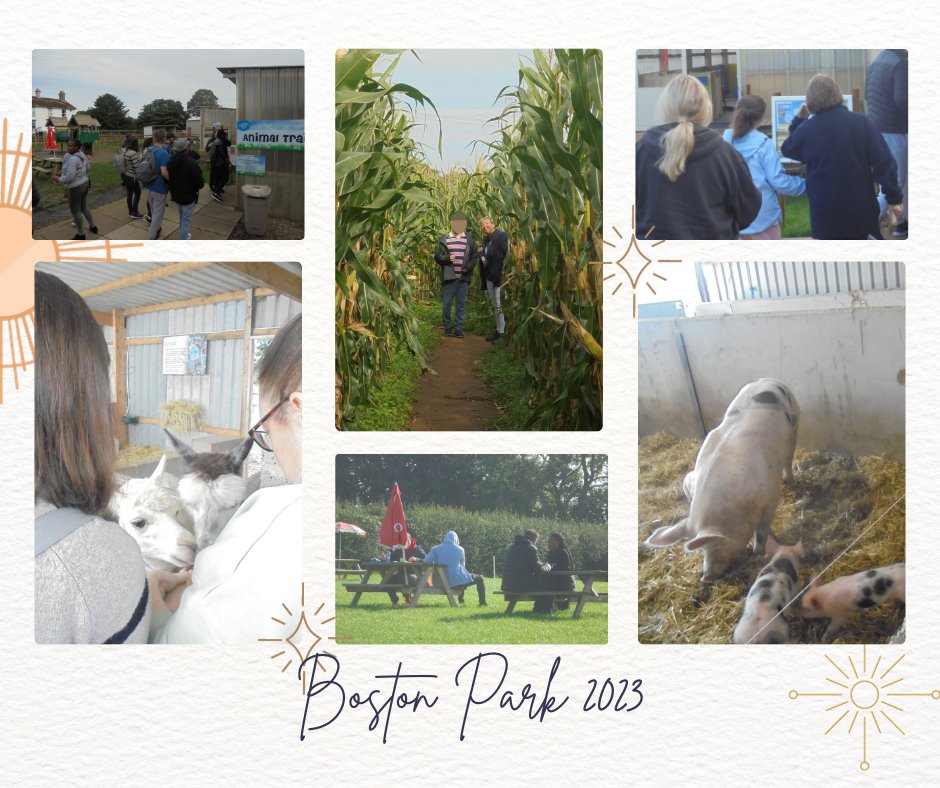 We recently had two lovely days at Boston Park, with 25 of our supported people from Meadow View, feeding the animals and walking around the maize before enjoying a lovely picnic. The weather was very kind to us too. #adultcare #socialcare #learningdisabilities