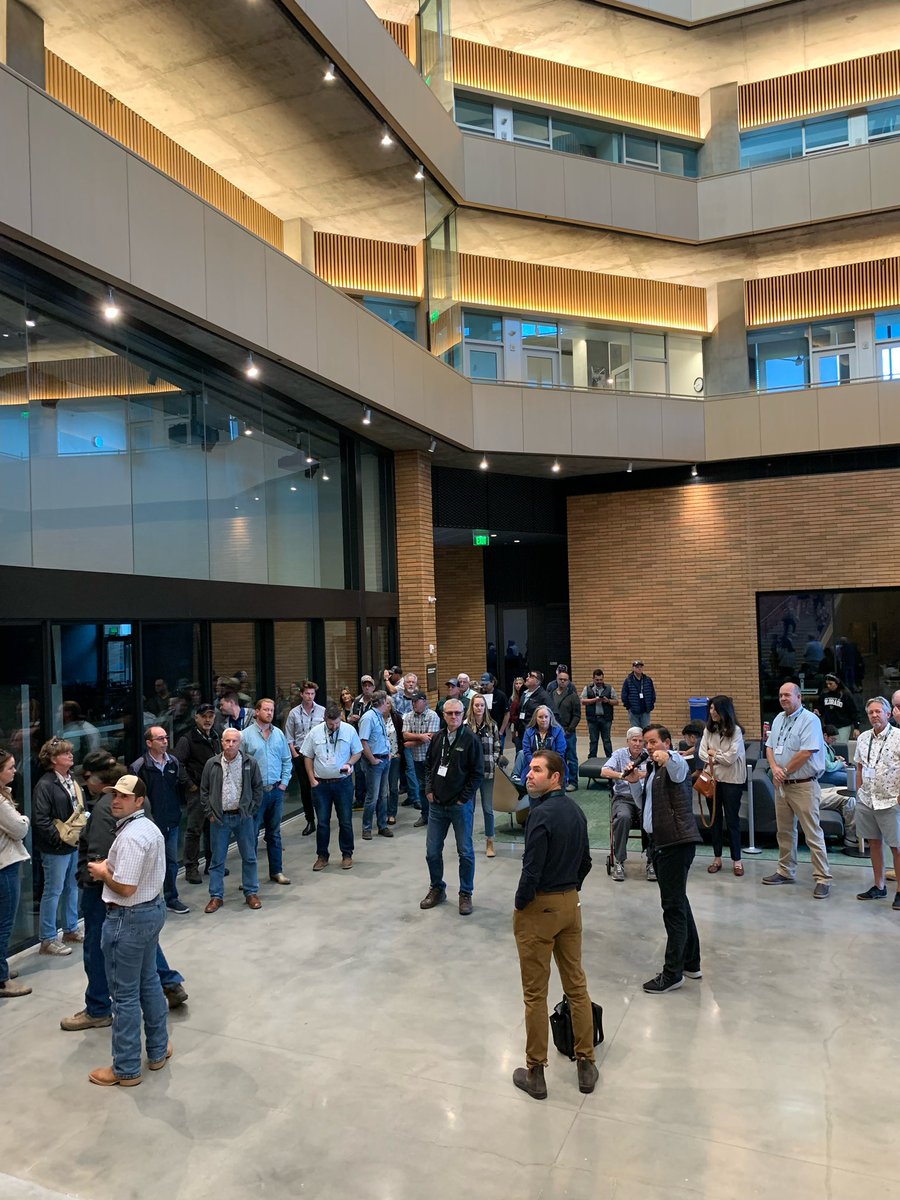 calasfmra's tweet photo. Ag Tour made its first stop to Cal Poly to tour the ag facilities. @CalPoly #ag #agpros #ageducation https://t.co/cIv6H9h08n