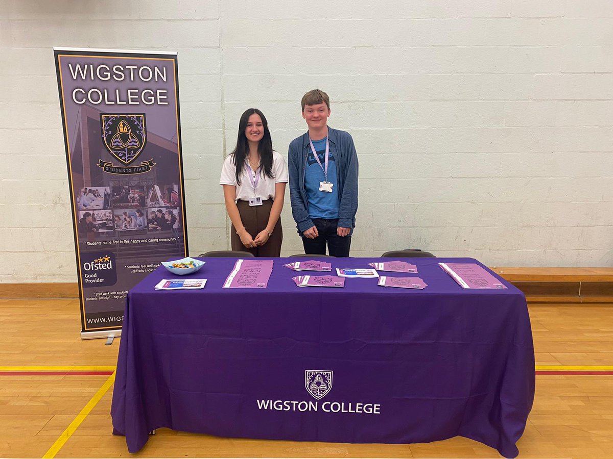Wigston College (@wigstoncollege) on Twitter photo Tonight we are at <a href="/KibMeadAcad/">Kibworth Mead Academy</a> and <a href="/LuttHigh/">Lutterworth High</a> . It’s always great to meet prospective students and share what we do at Wigston College. Come and find out more at our open evening on Wed 8th Nov 5.00 - 7.30pm. Click the link to book a place wigstoncollege.org Tonight we are at <a href="/KibMeadAcad/">Kibworth Mead Academy</a> and <a href="/LuttHigh/">Lutterworth High</a> . It’s always great to meet prospective students and share what we do at Wigston College. Come and find out more at our open evening on Wed 8th Nov 5.00 - 7.30pm. Click the link to book a place wigstoncollege.org
