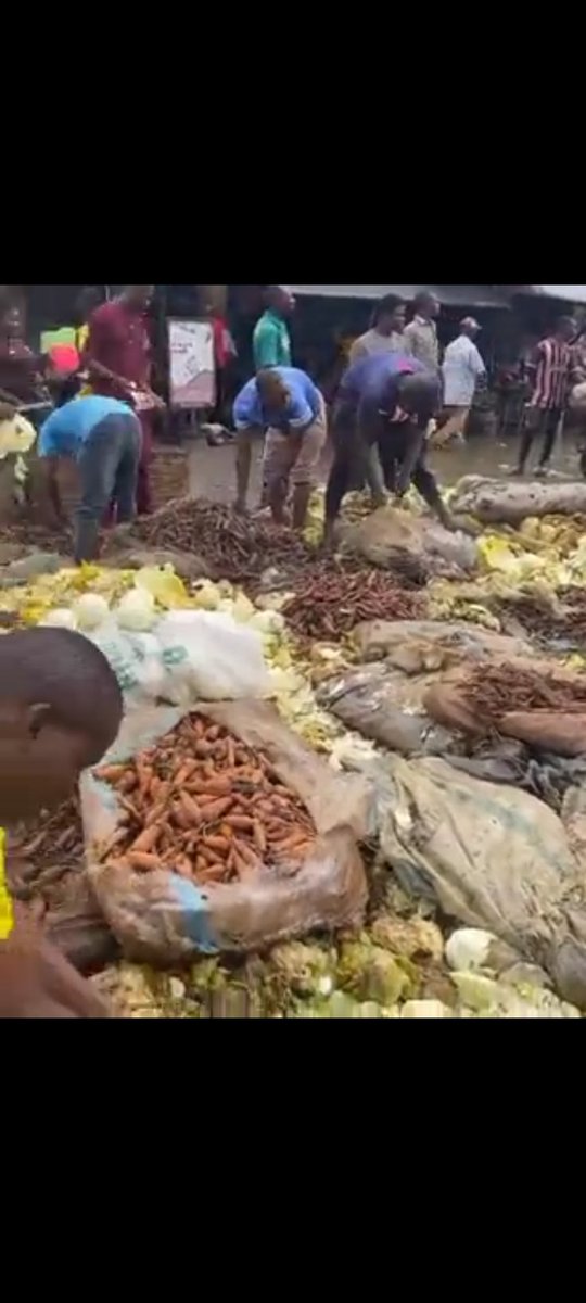 FinPlanKaluAja1's tweet photo. Saw a video of trailers of food (carrots, cabbage, etc) that went bad and rotted because they were stuck on the highways because of bad roads 

This is why there is double-digit inflation in Nigeria, high food prices. (food is 51% of CPI)

Raising MPR to 25% will not cause the roads to get fixed, sadly

Harvest is not the problem, getting that rice from the farms in Kebbi and Ebonyi to the markets in Lagos and Rivers, etc is the problem

The logistics of the nation are nonexistent. (And we printed N23t)

This is a huge problem and it can't be solved overnight or in 12 months but we must start today.