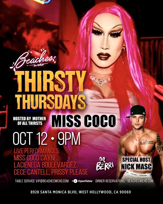 HAPPPPY THURSDAY! 💥 Hope your ready for LIVE drag performances, HOTT GoGos, Amazing Drink Specials, and<a href="/tag/thirstythursdays"class="tags"><span>#thirstythursdays</span></a>