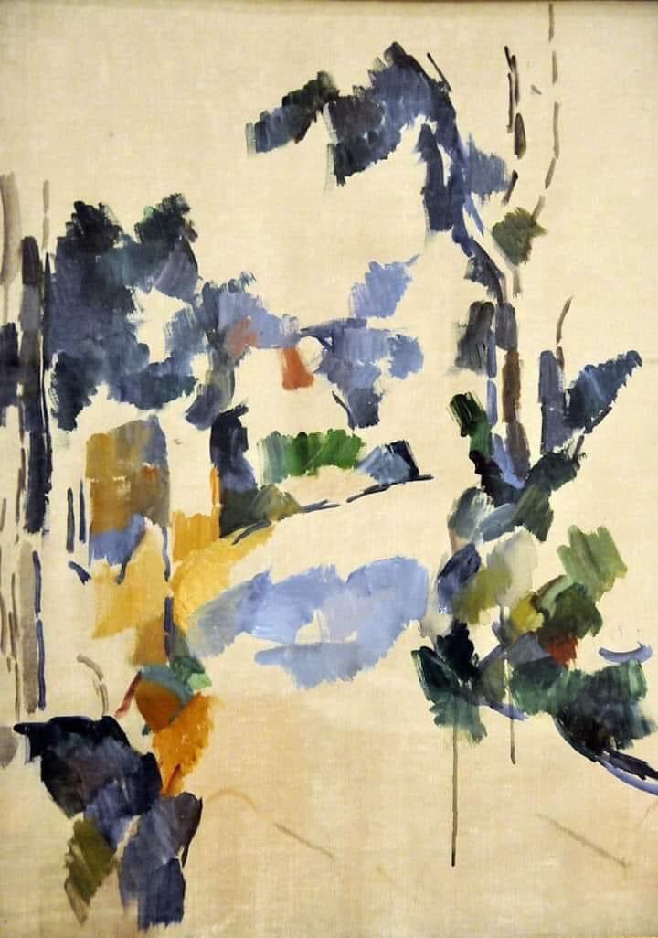 Paul Cézanne (1839-1906) “Study of Trees”, 1904.