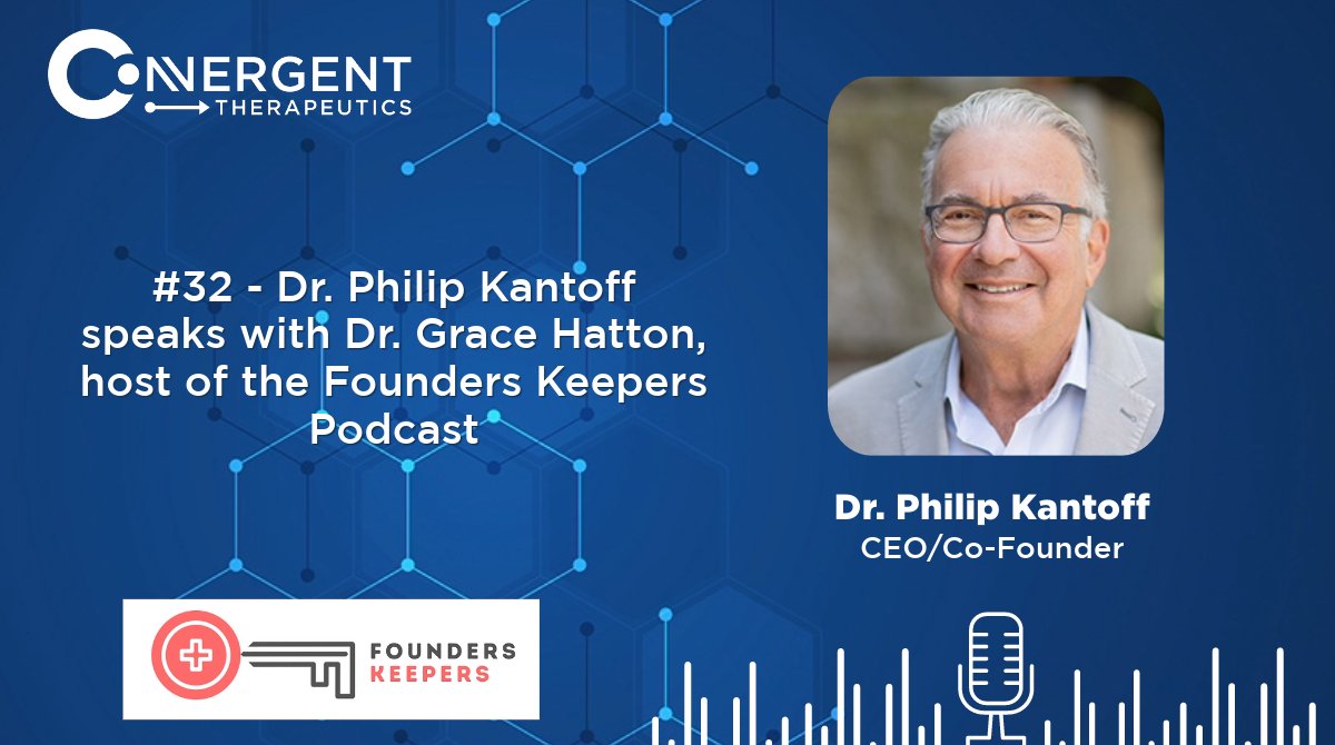 Convergent Therapeutics, Inc. (@convergentrx) on Twitter photo ICYMI - Convergent’s CEO <a href="/DrPhilKantoff/">Phil Kantoff</a> discusses his background in clinical research and patient care, the challenges of running a business and the promise of #radiopharmaceuticals.
Listen on the <a href="/Founders_pod/">Founders Keepers Podcast</a>: bit.ly/3wMlAxP
#radiopharma #ProstateCancer ICYMI - Convergent’s CEO <a href="/DrPhilKantoff/">Phil Kantoff</a> discusses his background in clinical research and patient care, the challenges of running a business and the promise of #radiopharmaceuticals.
Listen on the <a href="/Founders_pod/">Founders Keepers Podcast</a>: bit.ly/3wMlAxP
#radiopharma #ProstateCancer