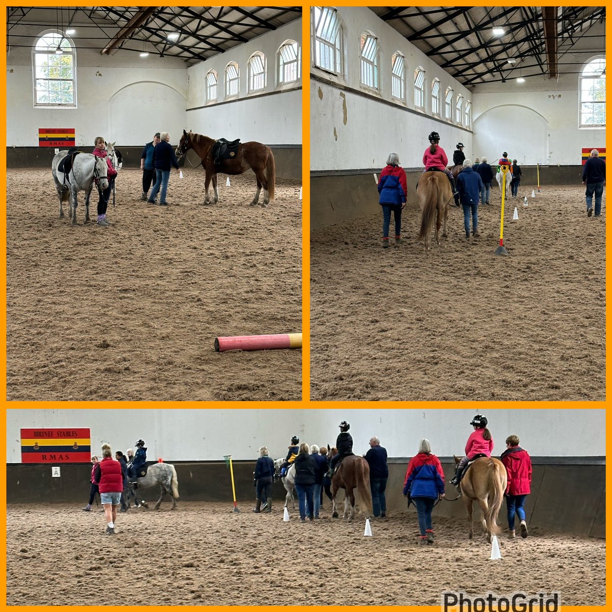 BagshotInfant's tweet photo. At riding today we were learning about the tack, the ponies have. We learnt the terms, bridle, saddle, girth, bit, reins and stirrups😊 https://t.co/Rb8o6SkOlW