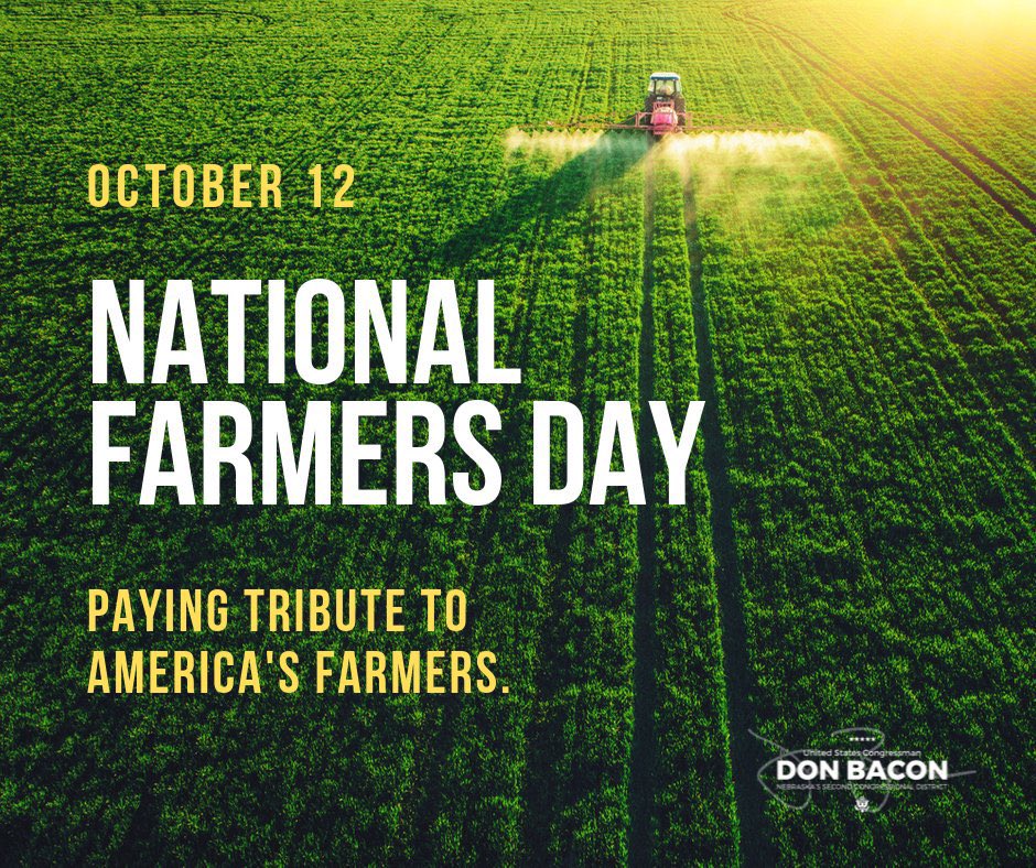 RepWray's tweet image. Every day we celebrate our hardworking farmers, but especially today on National Farmer's Day.
