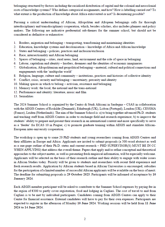 Czech Association for African Studies tweet media