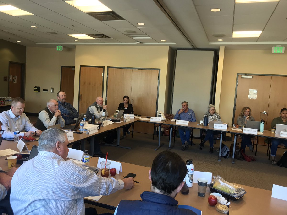 The #ColoradoRiver Drought Task Force made it to southwest CO and the Southern Ute tribal campus. Topics for today: intra- and inter-state drought resilience tools. 

More info: crdroughttaskforce.com
