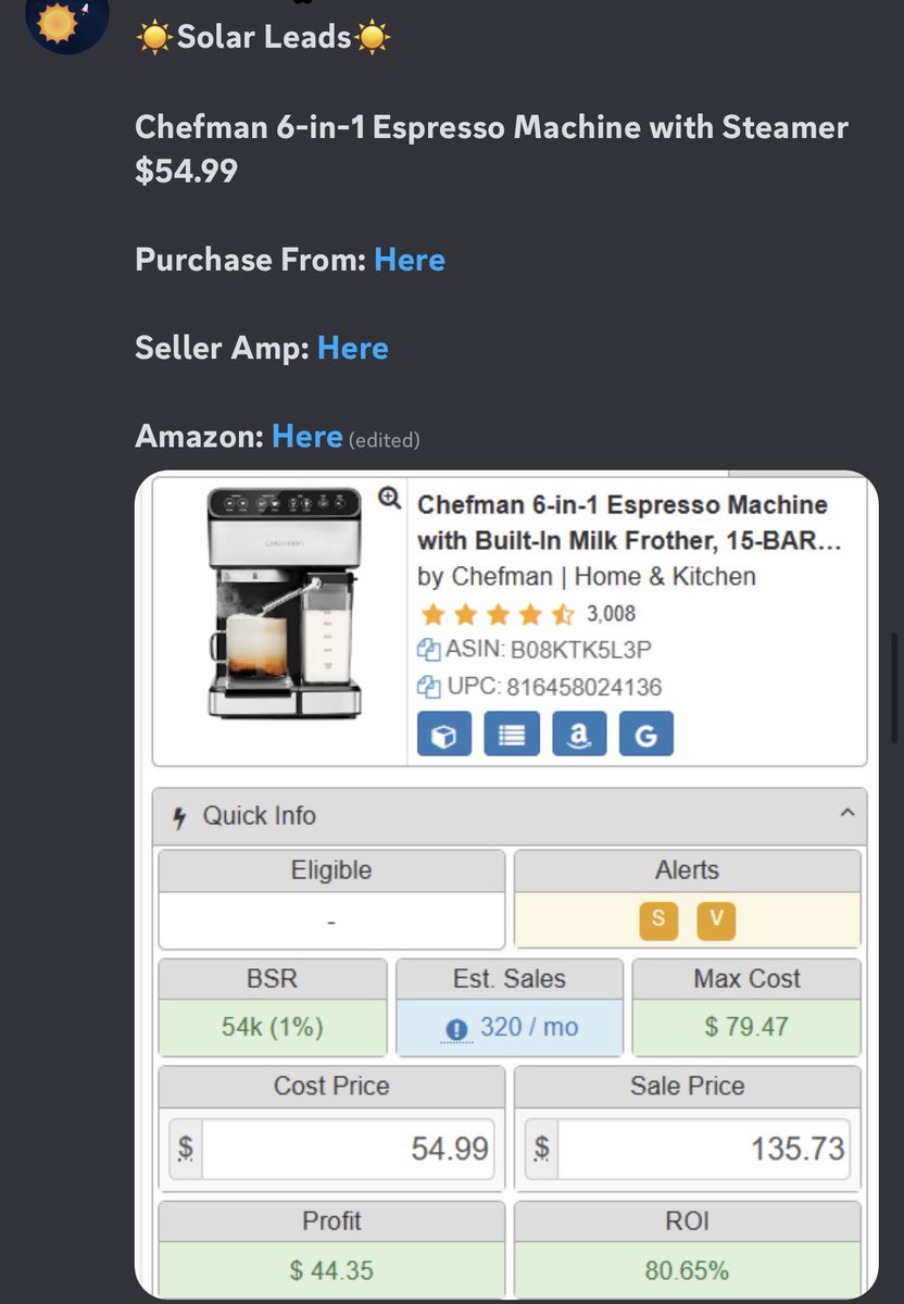 SolarFlips's tweet image. New FBA Leads easy money makers! Members have been scoring recently love to see it! 

#FBA #Amazon