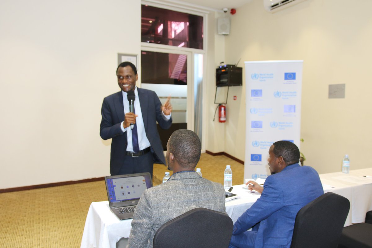 WHOUganda's tweet photo. #WHOUganda & @UNDAuthority just held a stakeholders' meeting to aid the accreditation & adoption of pharmacovigilance curriculum by medical training institutions. This will enhance medical students' knowledge of drug safety issues to improve patient care.
#Kampala @EU_Commission https://t.co/ZxYGo1URYw