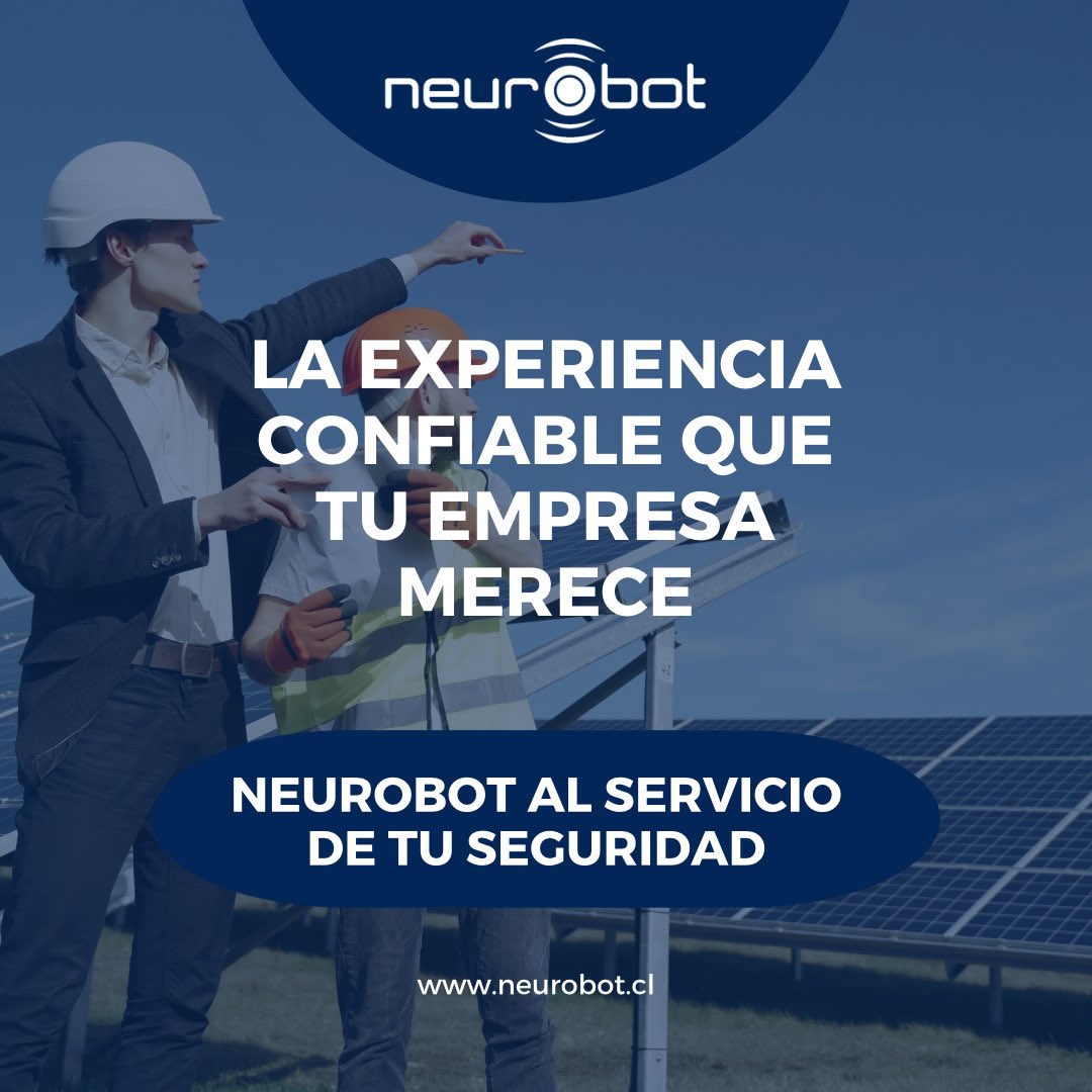 neurobot_cl's tweet photo. Confía en la tecnología de Neurobot para mantener tu empresa segura 🤞🏻🔐. Nuestra vigilancia constante te brinda tranquilidad en todo momento. 💪🌐

#CCTVINTELIGENTE #VIDEOVIGILANCIA #PLANTAFOTOVOLTAICA #ENERGIASOLARCHILE #PLANTASOLARES #ENERGIA #ENERGY #INGENIERIA #CCTV https://t.co/JN4Je03GZ3