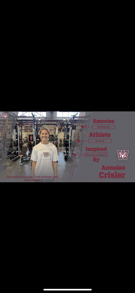 Congrats to Annalee Crisler on being selected as the September Female Performance athlete of the month! #theramway