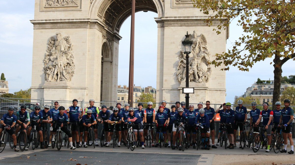 👏 What a phenomenal effort! 💚 

🚴 Thank you to all riders that completed the epic 4️⃣1️⃣8️⃣km #LondonToParis2023 challenge for the Trust! 

Show your support 👉 bit.ly/BikeRideJG